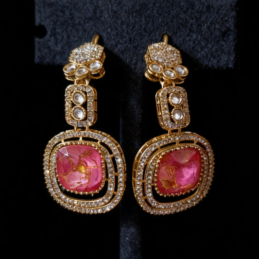saburri pink studs